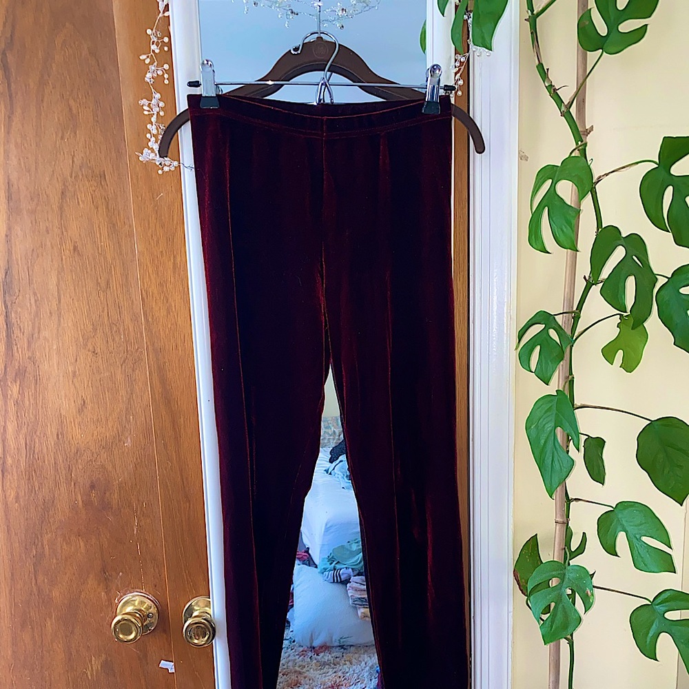 American Apparel velvet leggings - size large. Excellent condition.